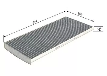Bosch 1 987 432 410 <span>салонный фильтр угольный</span>
