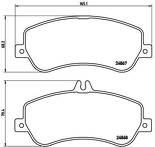 Передние тормозные колодки Brembo  P 50 086