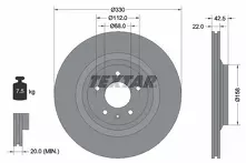 Тормозной диск Textar 92160403 для Audi A6 C6 / универсал / рестайлинг