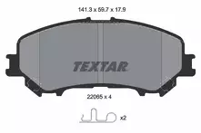 Передние тормозные колодки Textar  2206501