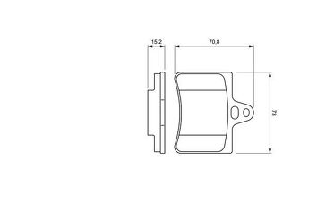 Bosch 0 986 424 580 <span>тормозные колодки задние</span>