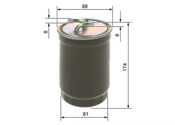 Bosch 0 450 906 172 <span>топливный фильтр</span>