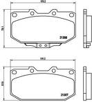 Передние тормозные колодки Brembo  P 56 025
