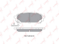 Задние тормозные колодки Lynx BD-7113 BD-7113