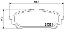 Задние тормозные колодки Brembo  P 78 014