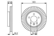 Тормозной диск Bosch  0 986 479 154