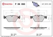 Передние тормозные колодки Brembo P 06 060 для BMW 5 серии F11 / универсал