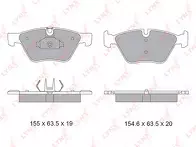 Передние тормозные колодки Lynx  BD-1434