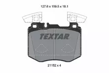 Передние тормозные колодки Textar Q+  2115201