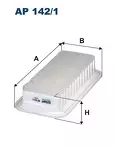Воздушный фильтр Filtron  AP 142/1