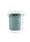 Воздушный фильтр Knecht LX 1460 LX 1460