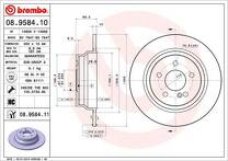 Тормозной диск Brembo Prime Line  08.9584.11