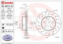 Тормозной диск Brembo Prime Line  09.A613.51