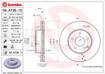 Тормозной диск Brembo Prime Line  09.A736.11
