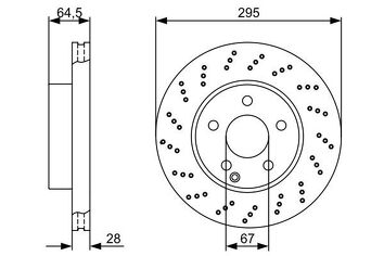 Bosch 0 986 479 331 <span>тормозной диск вентилируемый</span>