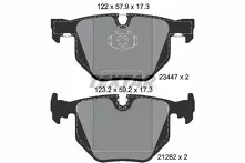 Задние тормозные колодки Textar Q+  2344702