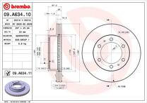 Тормозной диск Brembo Prime Line  09.A634.10