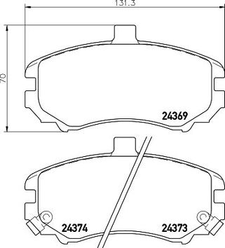 Hella Pagid 8DB 355 012-471 <span>тормозные колодки передние</span>