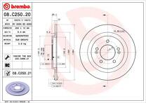 Тормозной диск Brembo Prime Line  08.C250.21