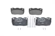 Передние тормозные колодки Bosch 0 986 494 291 для Land Rover Defender 1 пок.