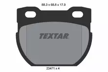 Задние тормозные колодки Textar Q+ 2347103 для Land Rover Defender 1 пок.