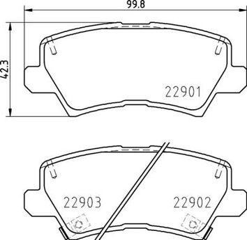 Brembo P 30 111 <span>тормозные колодки задние</span>