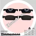 Передние тормозные колодки Zimmermann 22525.170.1 для Renault Clio 4 пок.