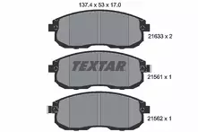 Передние тормозные колодки Textar  2156101