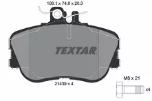 Передние тормозные колодки Textar Q+  2143905