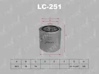 Масляный фильтр Lynx  LC-251