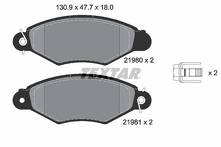 Передние тормозные колодки Textar Q+ 2198004 для Peugeot 206 хэтчбек