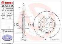 Тормозной диск Brembo Prime Line  09.B496.10