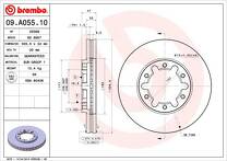 Тормозной диск Brembo Prime Line  09.A055.10