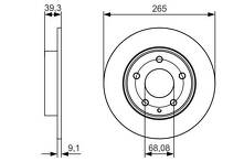Тормозной диск Bosch  0 986 479 C26