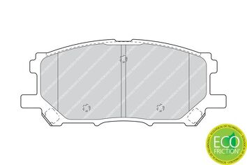 Ferodo Premier Eco Friction FDB1715 <span>тормозные колодки передние/задние</span>