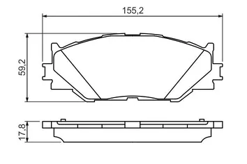 Bosch 0 986 494 316 <span>тормозные колодки передние</span>