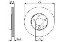 Тормозной диск Bosch  0 986 479 R84