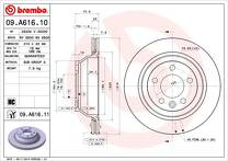 Тормозной диск Brembo Prime Line  09.A616.10