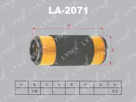Воздушный фильтр Lynx  LA-2071