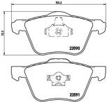 Передние тормозные колодки Brembo  P 86 022