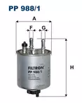 Топливный фильтр Filtron  PP 988/1