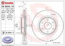 Тормозной диск Brembo Prime Line  09.B545.11