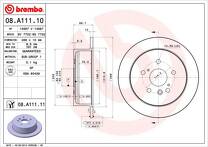 Тормозной диск Brembo Prime Line  08.A111.11