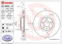 Тормозной диск Brembo Prime Line  09.B822.11