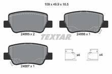 Задние тормозные колодки Textar Q+  2488501