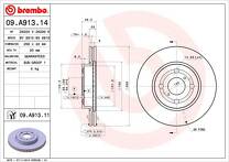Тормозной диск Brembo Prime Line 09.A913.11 для Toyota Yaris 2 пок. / рестайлинг