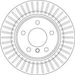 Тормозной диск TRW  DF6313