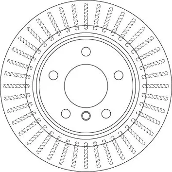 TRW DF6313 <span>тормозной диск вентилируемый</span>
