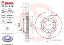 Тормозной диск Brembo Prime Line  09.5914.10