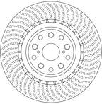 Тормозной диск TRW DF6489S для Lexus LS 4 пок.